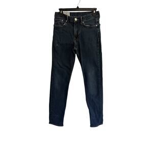 H&M &Denim Men’s Slim Fit Jeans Size 29x32 Dark Wash Denim Distressed